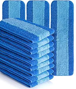 VanDuck Microfiber Cleaning Pads Compatible with Bona Mop (12-Pack). Hardwood Floor Replacement Cleaning Head