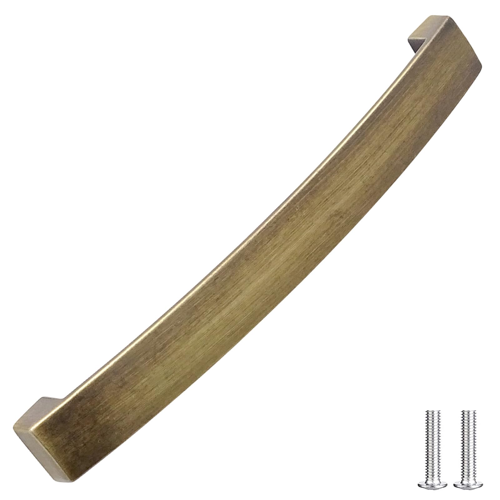 Decoranddecor Asteria - Bow Style Kitchen Bathroom Cabinet Door Drawer Furniture Handles (224mm Hole Center, Matt Black)