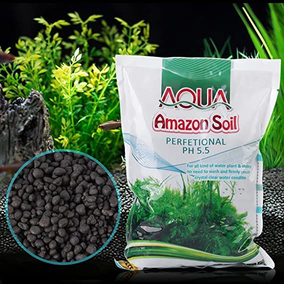Premier Plants Aquarium Aqua Soil Planted Aquarium Substrate Aquarium Soil for Fish Tank (1 Litre) 1