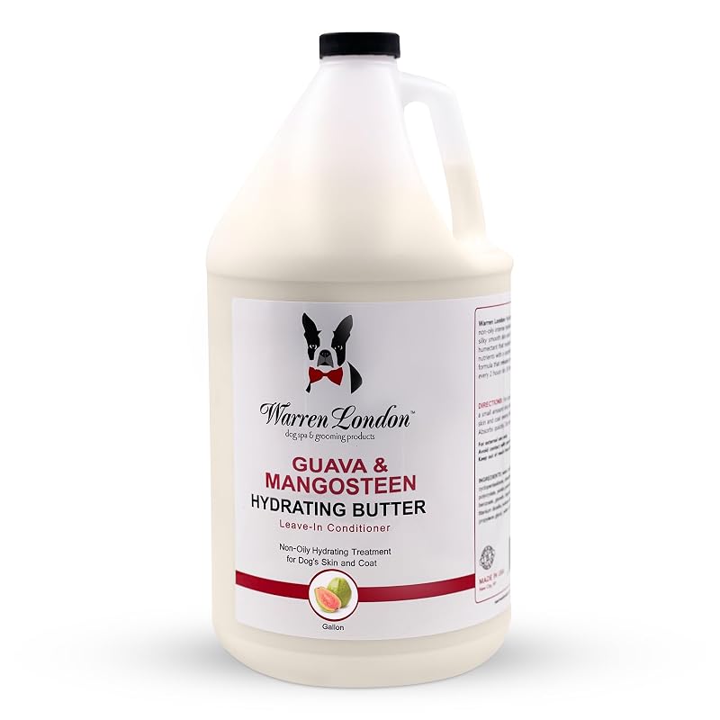 Condicionador sem Enxágue para Cães Warren London Hydrating Butter, Guava and Mangosteen, 3,79 L