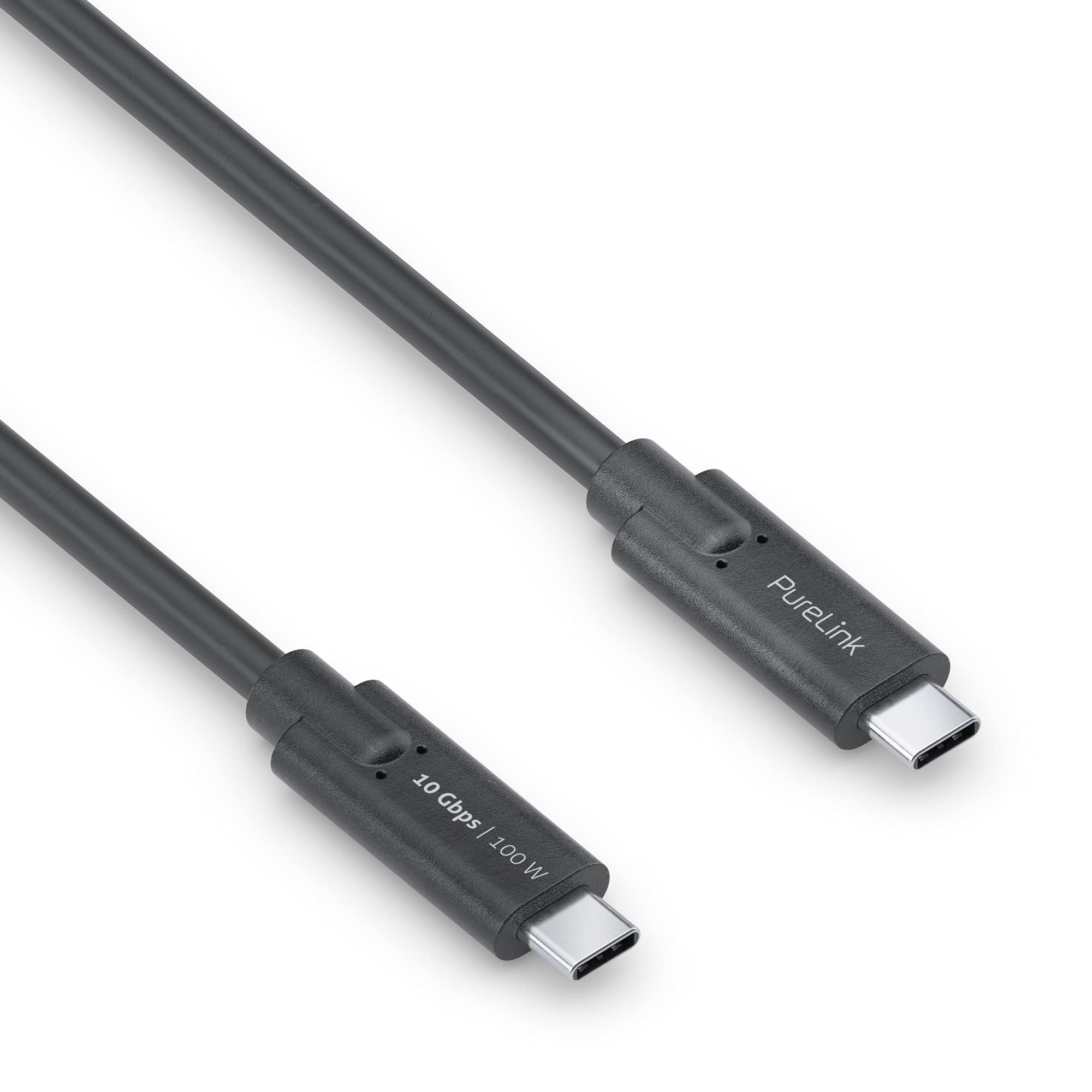 PureLink USB-C to USB-C Cable - 3.1 Gen 2, 5A, 10G, DP Alt Mode - iSeries - sc, Black, 1.00 m