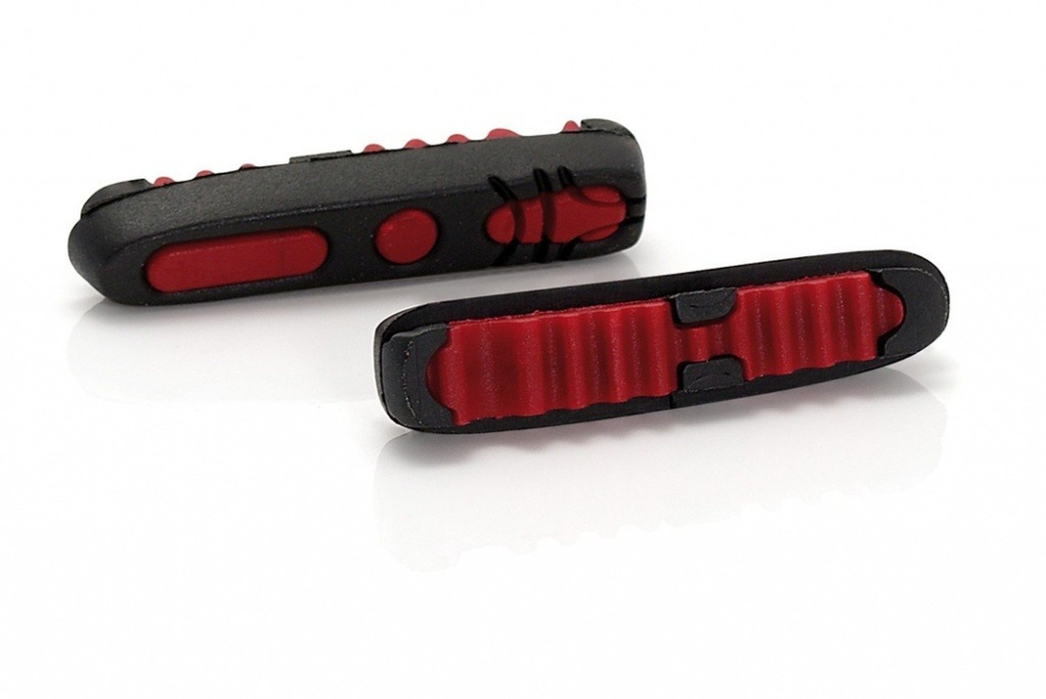 XLC Unisex's BS-X04 Brake Block Road, Black/red, One size