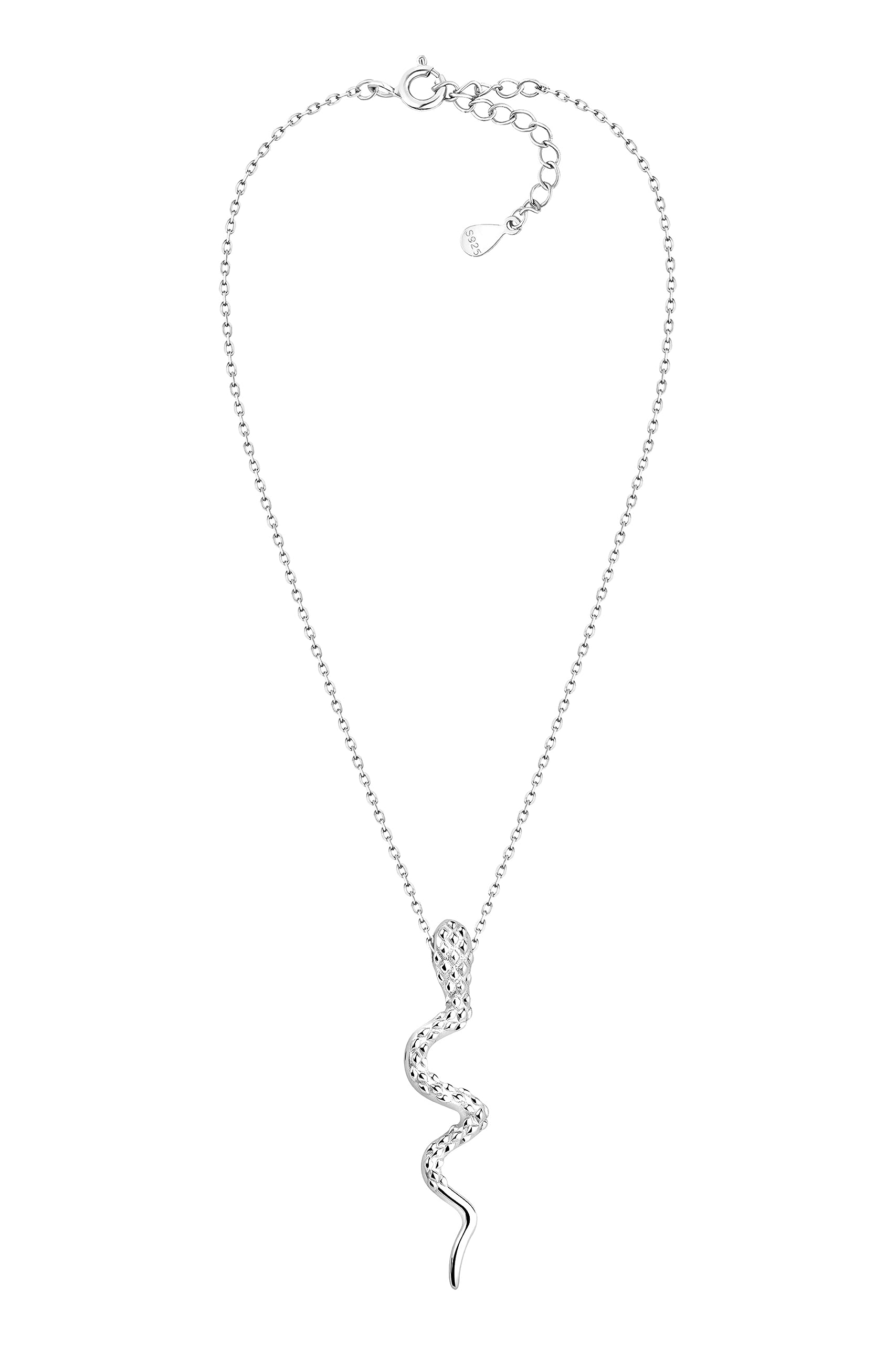 Sofia Milani - Collar para Mujeres en Plata de Ley 925 - Colgante de Serpiente