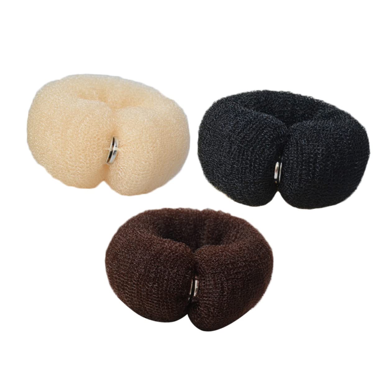 Gogogmee 3Pcs Hair Bun Maker Comfortable Donut Bun Accessories for Women Easy to Use Hairbands for DIY Hairstyles