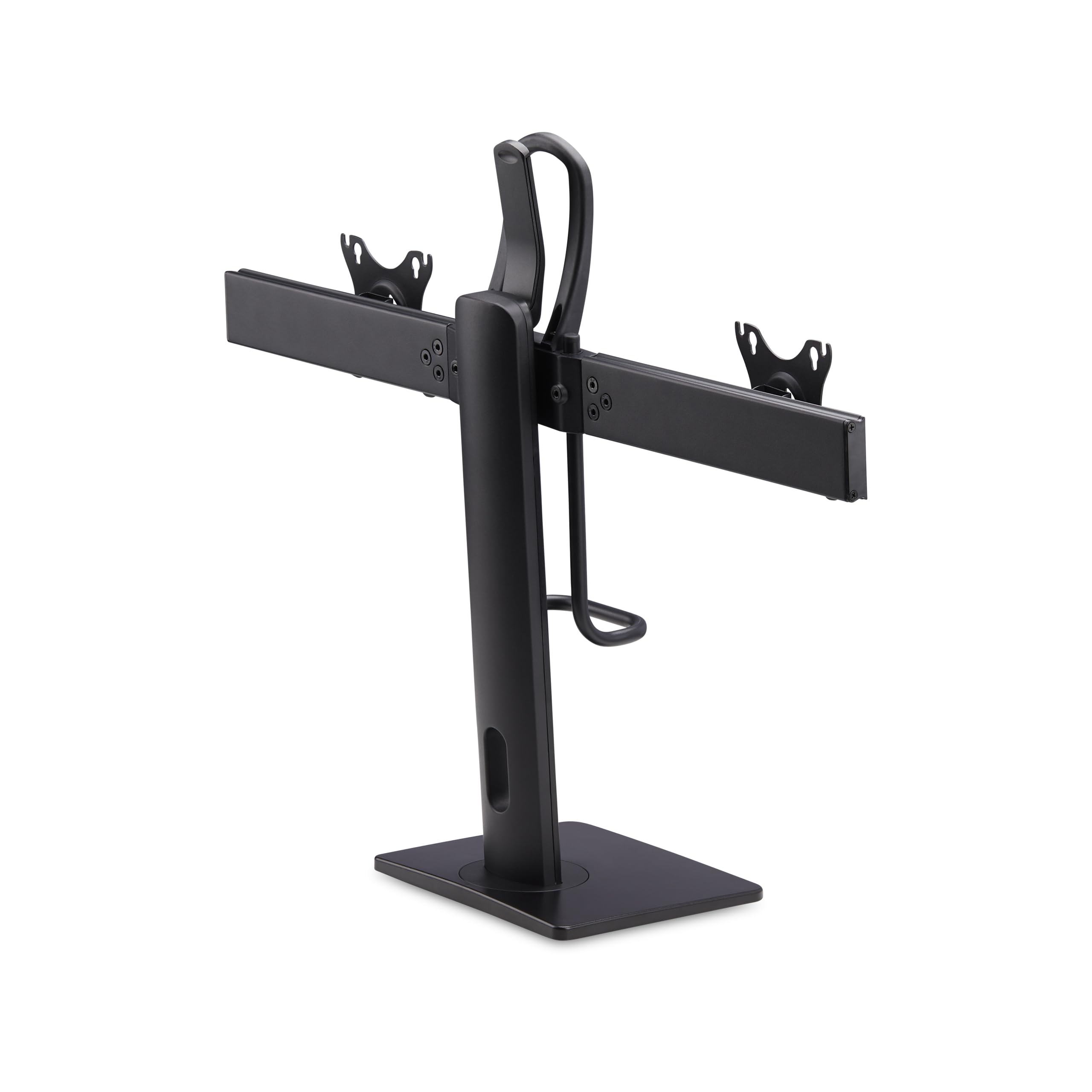 StarTech.com Soporte de Escritorio de Travesaño para Dos Monitores de 27" - Carga 12kg - Soporte VESA 75x75/100x100 Ajustable