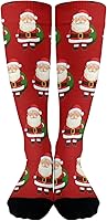 Vista 1 de devor Womens Cotton Socks Cotton for Women's Socks Trouser Sock Cute Santa Claus Socks