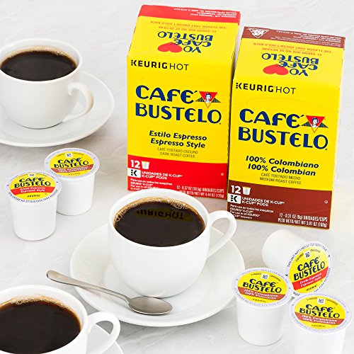 Café Bustelo Coffee, Espresso Style Dark Roast, K Cup Pods for Keurig Coffee Makers, 18 Count (Pack of 4)