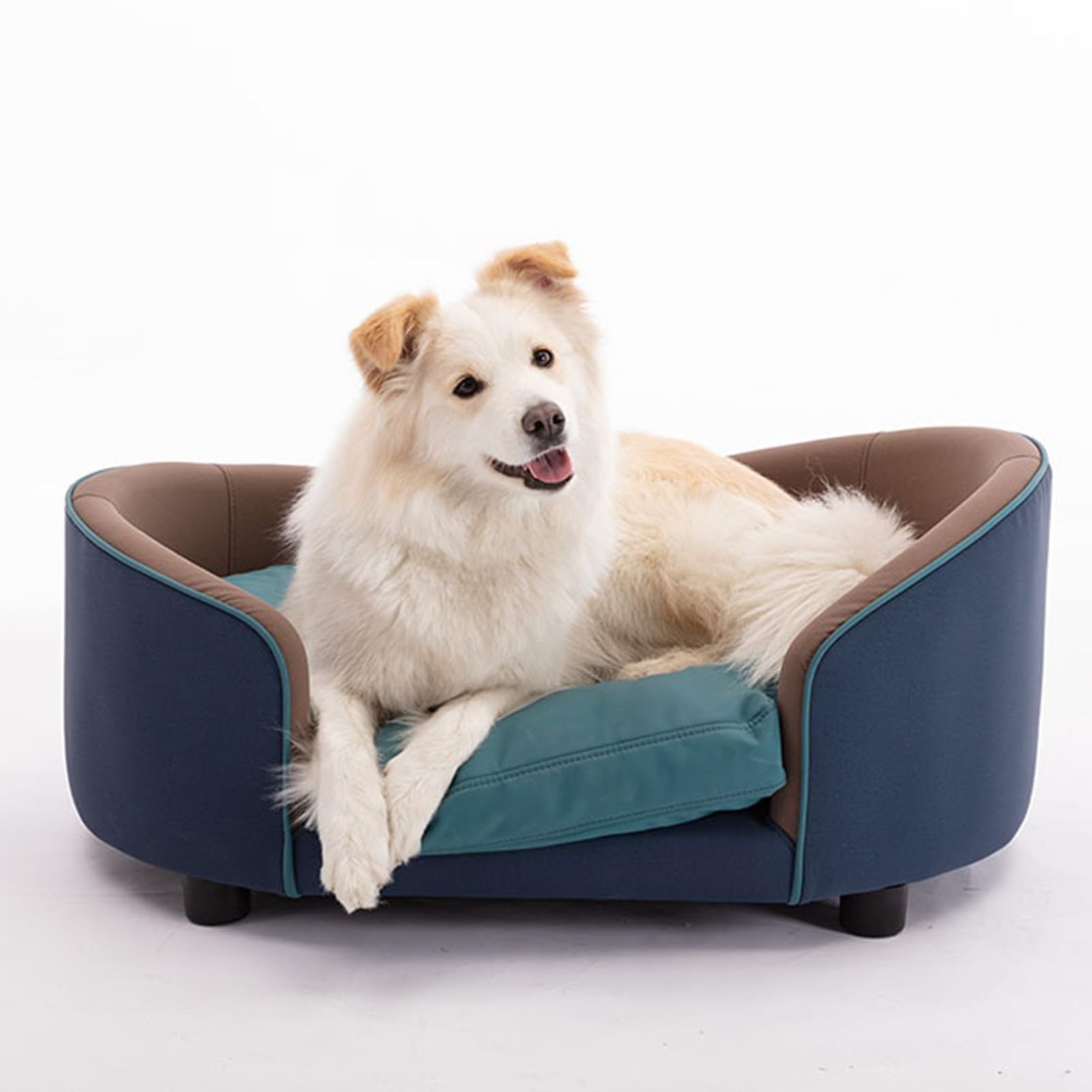 HOLGVE Pet Sofa Bed Medium and Large Dog Bed Cat Bed Off The Ground Elevated Pet Bed Pet