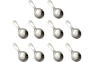 erduoduo 10pcs Mini Spoons for Spice Jars