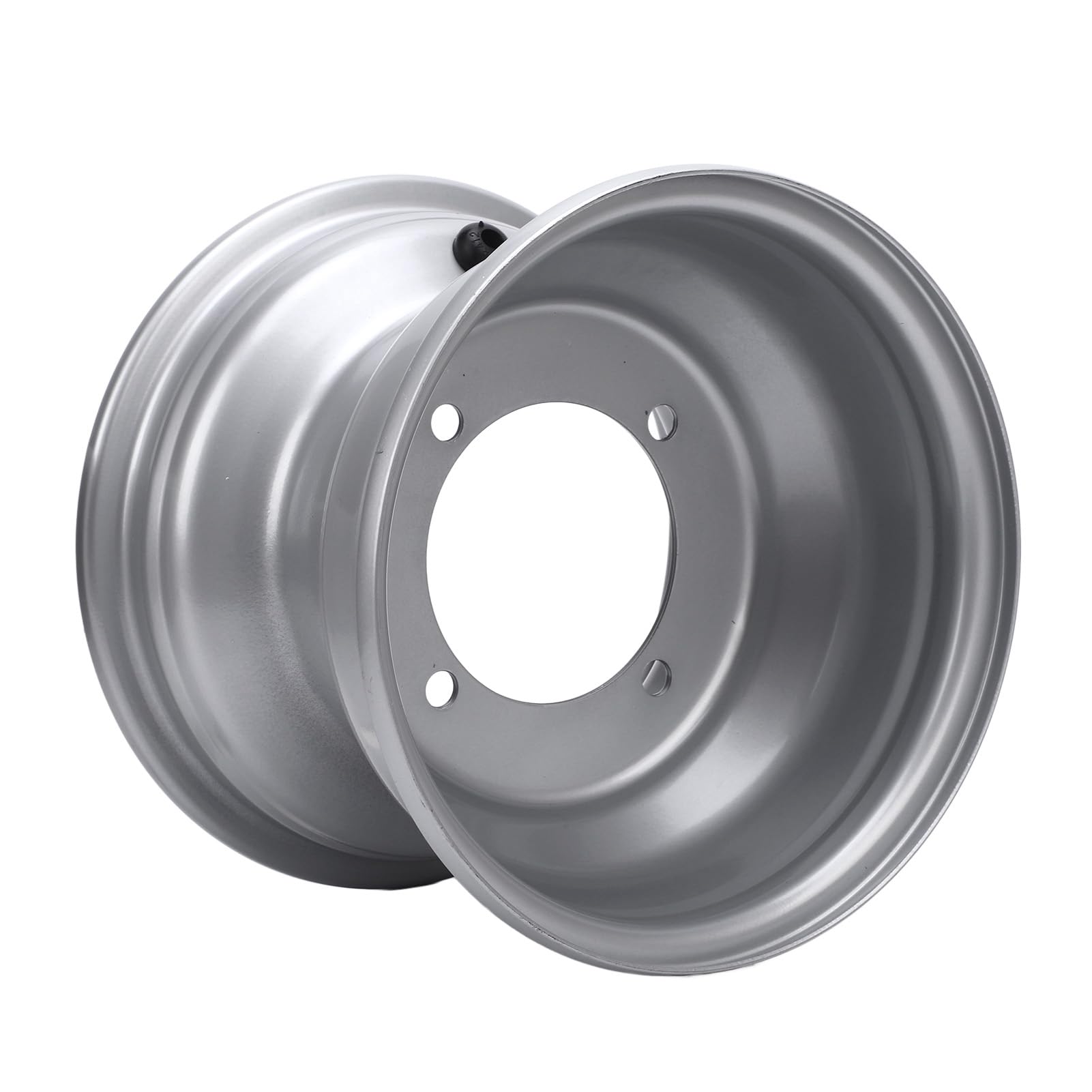 Felga Aluminiowa 18x9.50-8 do ATV, Wysokowytrzymały Stop Aluminium, 8-calowa Felga do Gokartów i Transportowych Golfowych, Srebrny Zamiennik ATV UTV i Pojazdów Terenowych (4 Puchar)