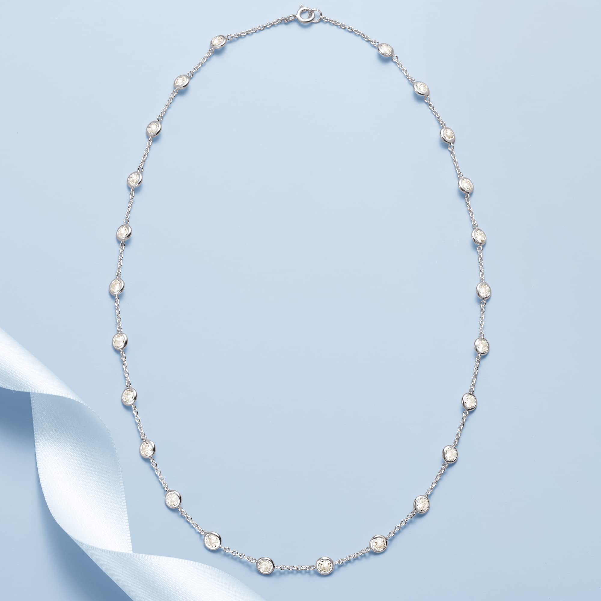 Ross Simons10 00 Ct T W Bezel Set Cz Station Desertcart INDIA