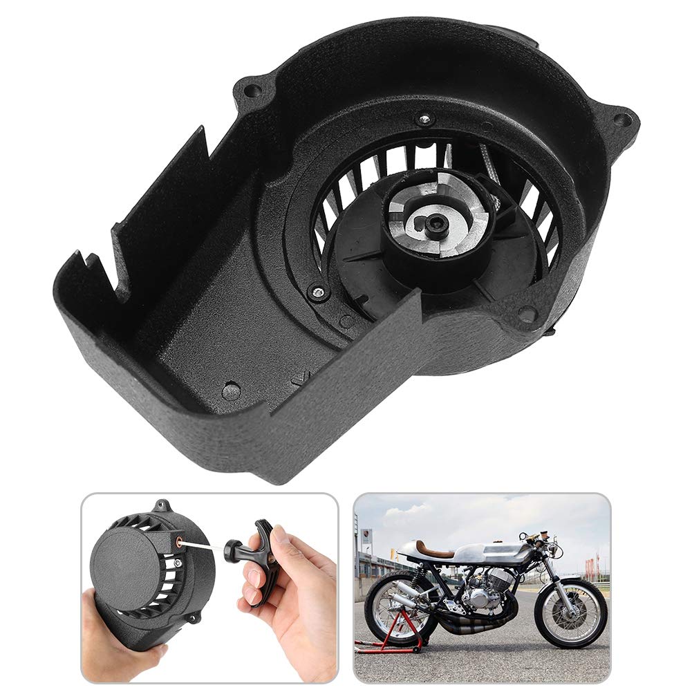 Ubersweet® Pull Start Recoil Starter, Easy Installation Pull Style Fire Starter Pull Starter for 2-stroke Motorcycle for Motorcycle Accessory |