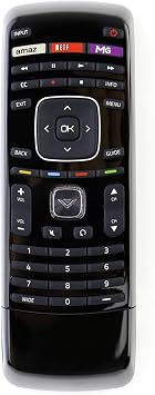 XRT302 QWERTY Keyboard Replace Remote Control fit for Vizio TV E601i-A3