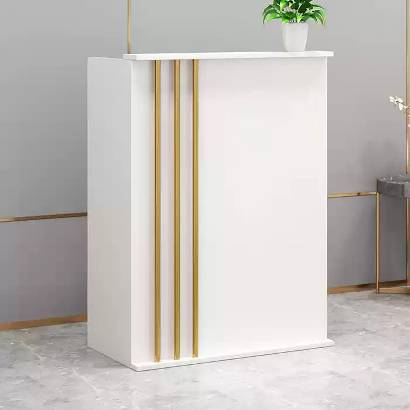 Petit Bureau De Réception avec Tiroir Verrouillable | Comptoir De Réception, Comptoir De Caisse, Pour Églises, Pour Salles De Classe, Pour Bureau
