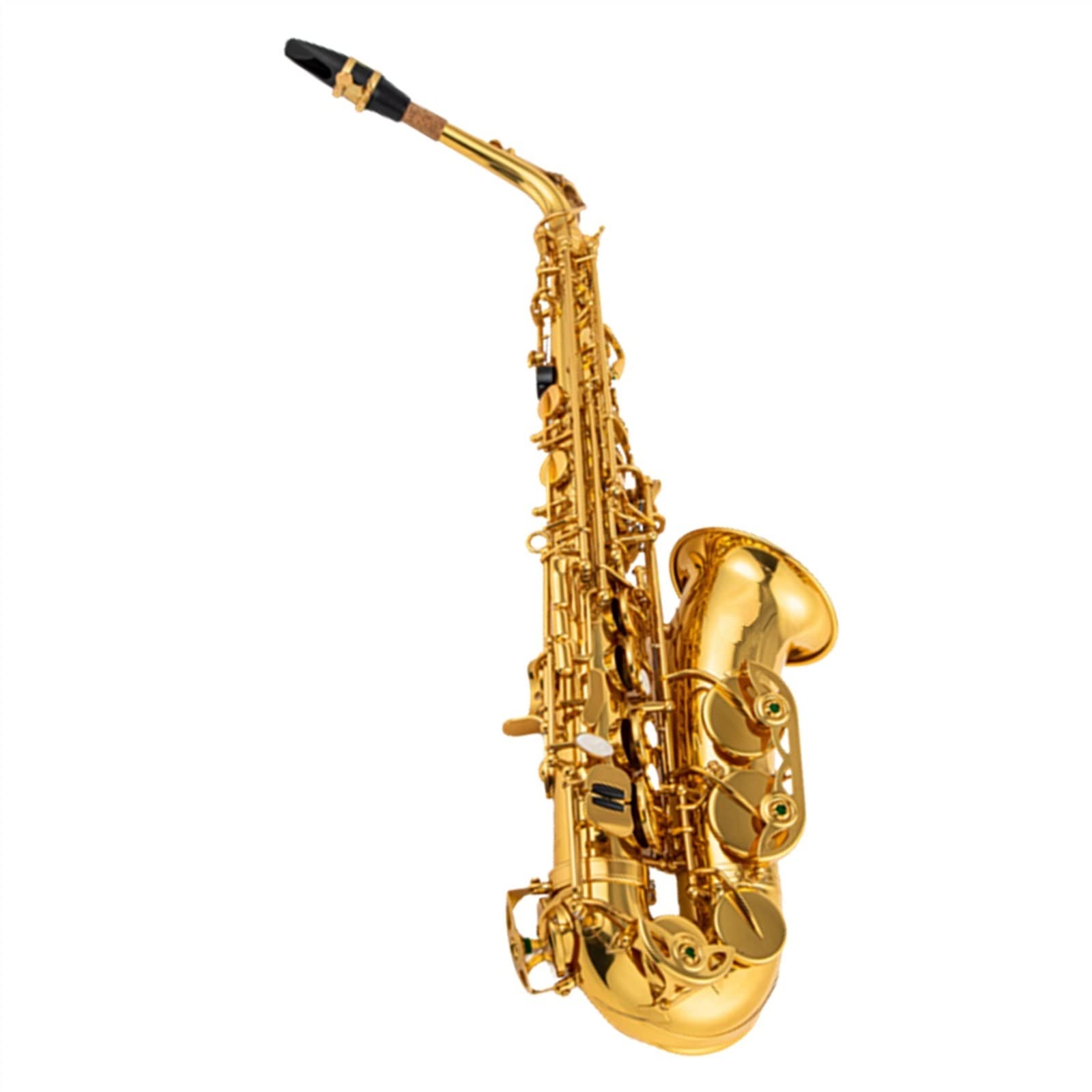 Saxophon Es-Alt-Saxophon Messing Goldlack Es-Saxophon Mit Kofferzubehör