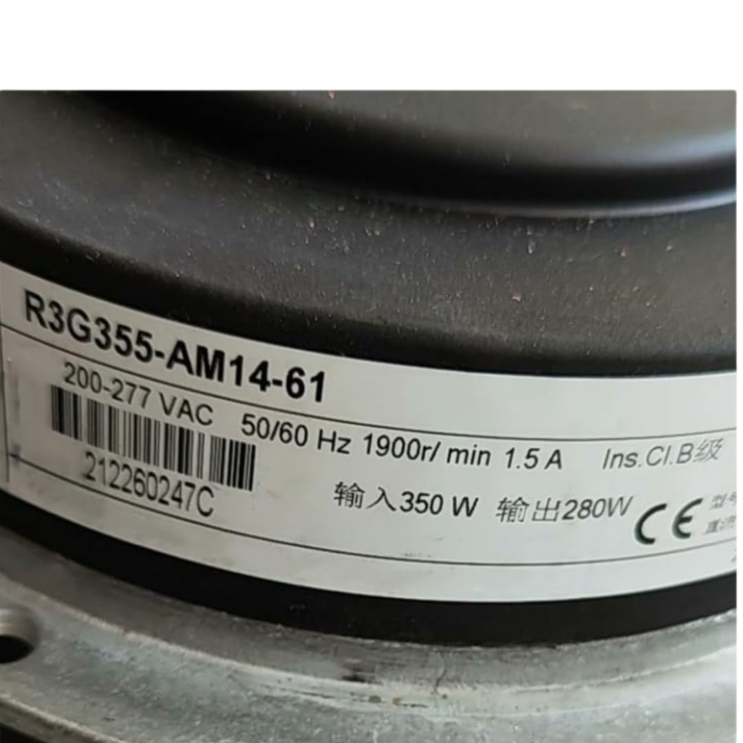PEQYUACTE R3G355-AM14-61 200/277V 1.5A 350W 1900RPM Cooling Fan 355mm