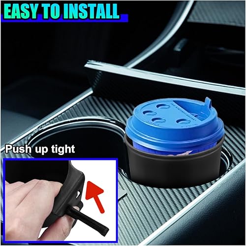 Miniatura 6 de Portavasos colgante para automóvil, soporte multifunción para bebidas automático con clip de ventilación de aire, soporte de montaje de ventana