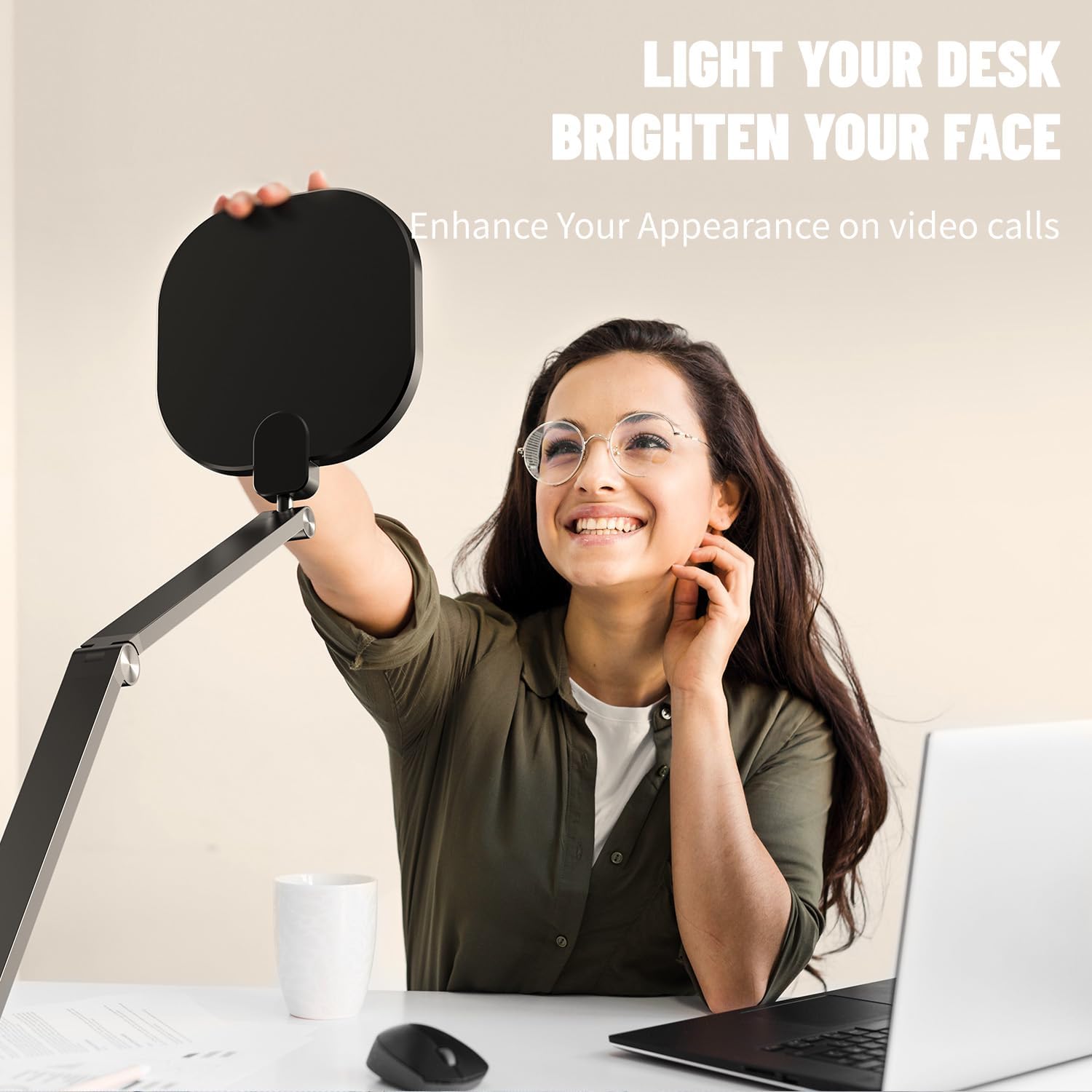 LED Desk Lamps for Home Office, 1200LM Adjustable Swing Arm Desk Light with Clamp, Memory Timer, 3000K-6500K Computer Zoom Light for Video Calls, Conference, Streaming, Reading, Task Lighting LED Desk Lamps for Home Office, 1200LM Adjustable Swing Arm Desk Light with Clamp, Memory Timer, 3000K-6500K Computer Zoom Light for Video Calls, Conference, Streaming, Reading, Task Lighting