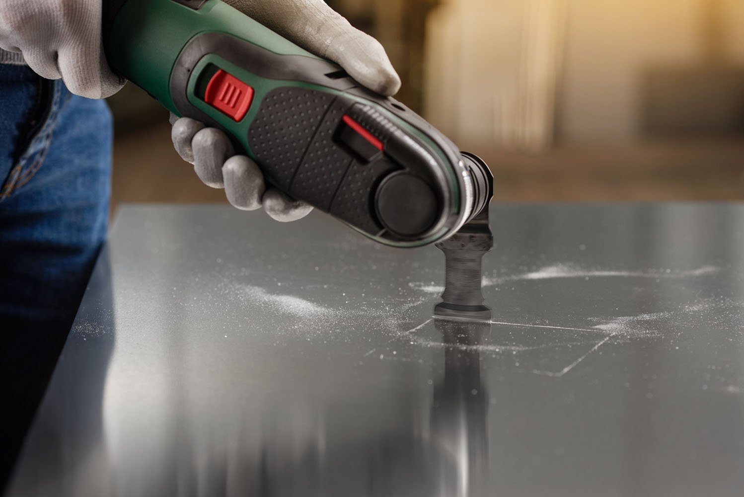 Bosch Lame plongeante carbure AIZ 32 APT Curved-Tec Starlock Noir