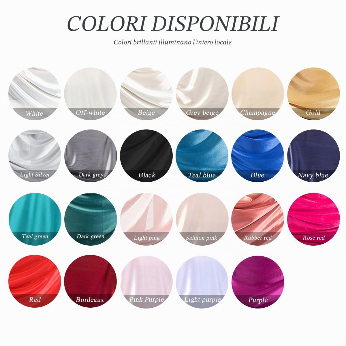 LumiSyne Donna Scialle Stola In Raso Setoso Per Abito Da Sera Tinta Unita Sciarpe Lunga Leggero Elegante Wrap Stola Per Sposa Matrimonio Cerimonia Festa, 200×70cm