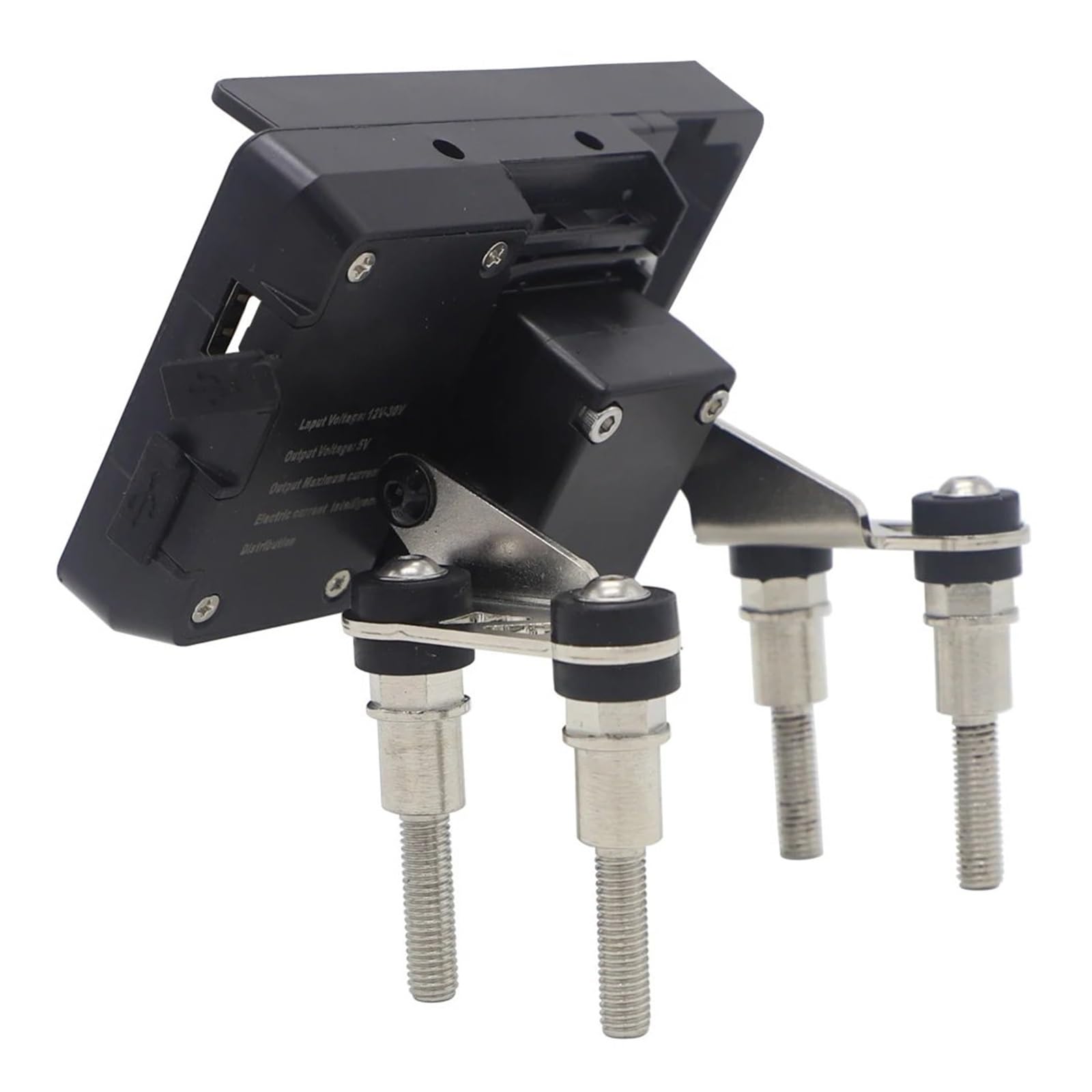 Support Téléphone Moto pour BMW pour F750GS pour F850GS pour F800GS pour F700GS pour R1200R Guidon 12 Mm Support Navigation Téléphone Portable Chargement USB Support Telephone Velo(C)