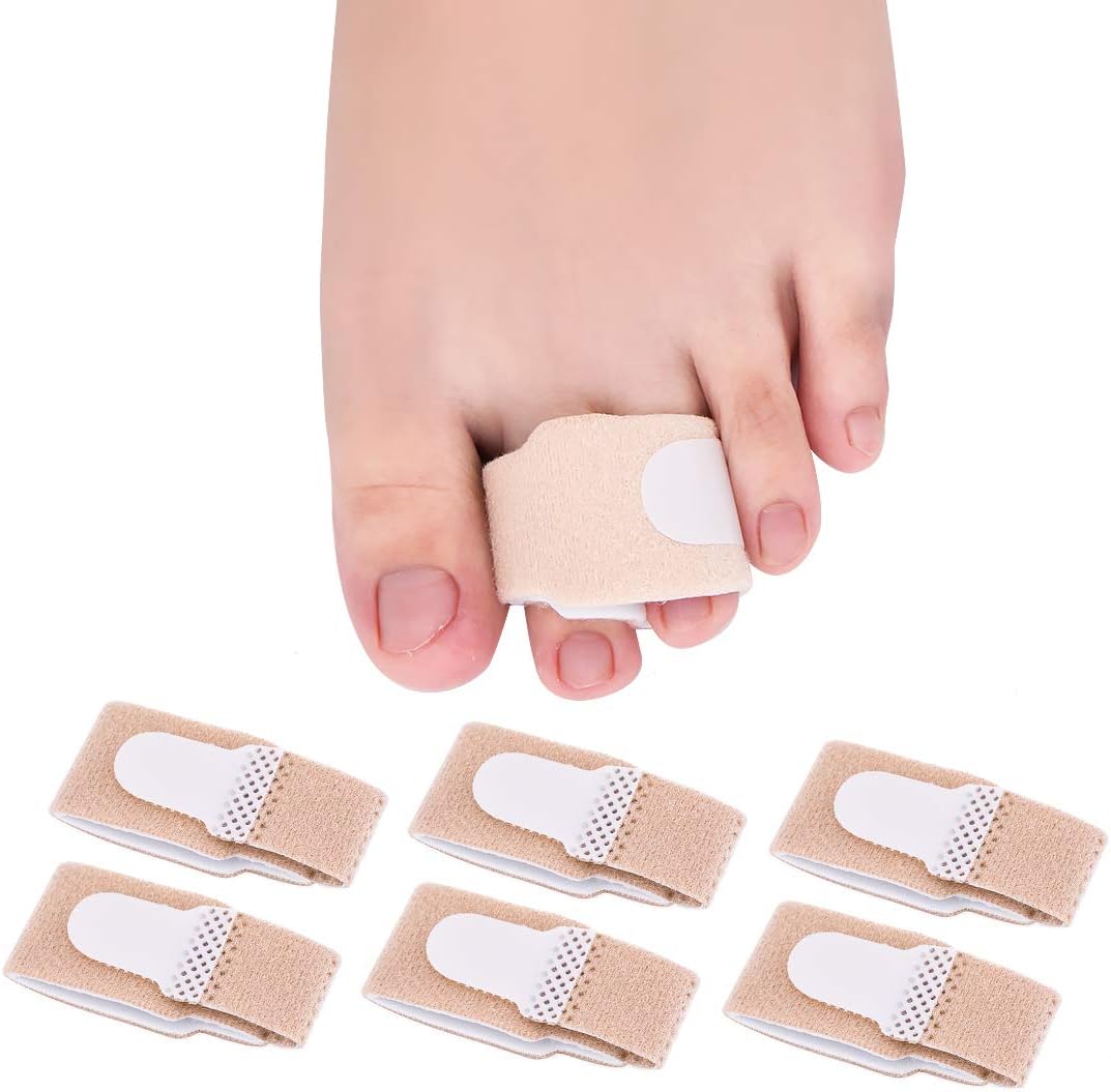 Toe Separator, SenPuSi 6 Pieces Toe Wraps Toe Stretchers Hammer Toe
