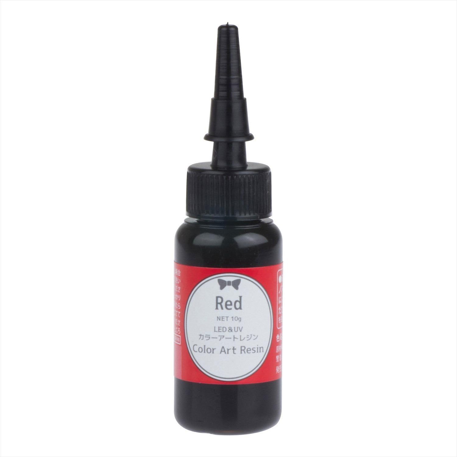 Kiyohara Craft Gallery LED & UV Color Art Resin P, 0.4 oz (10 g), Red, UVRC10G #R