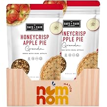 Safe + Fair Honeycrisp Apple Pie Granola 12 oz Bags Pack of 2 Yogurt and Snacking Granola Mix Breakfast Organic Cereal Style with a Random Item 3 Items