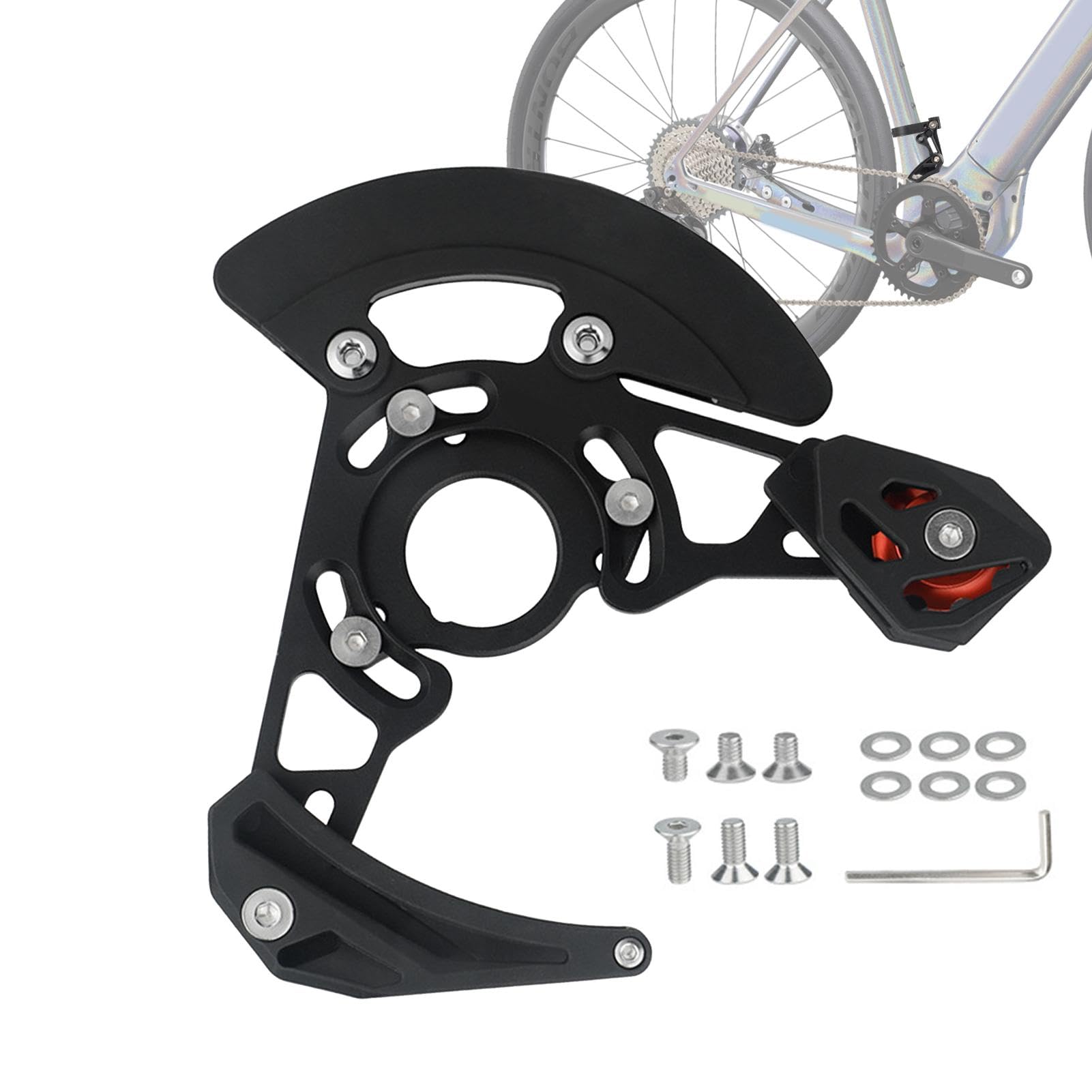 FACAIIO Guide-chaîne Pour VTT – Nylon Robuste, Protection Anti-saut, Installation Facile