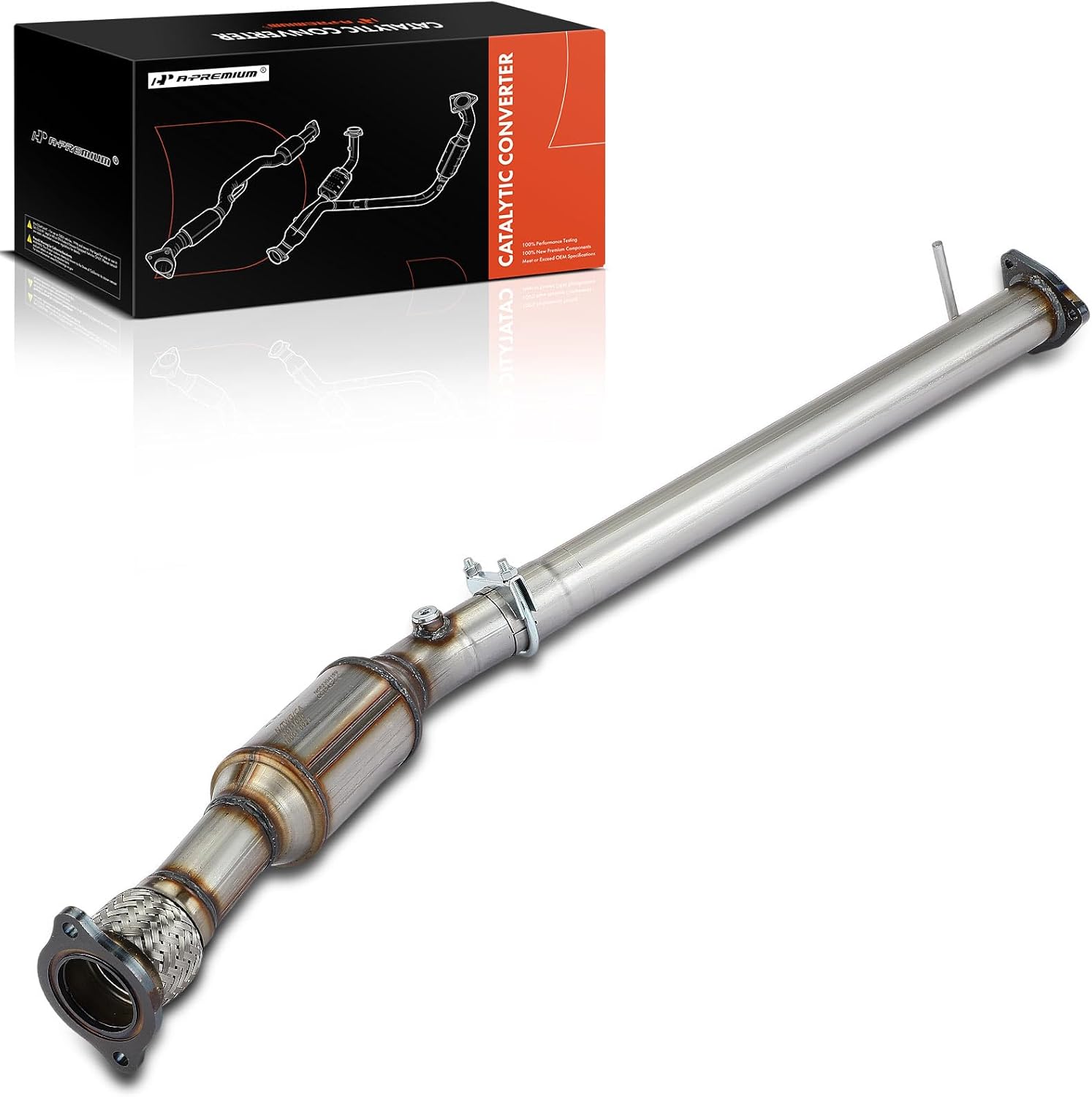 A-Premium Catalytic Converter with Gasket Kit Direct-Fit Compatible with Chevrolet Equinox 2005-2009 & Pontiac Torrent 2006-2009, 3.4L, E.P.A. Compliant, Replace# 15286601