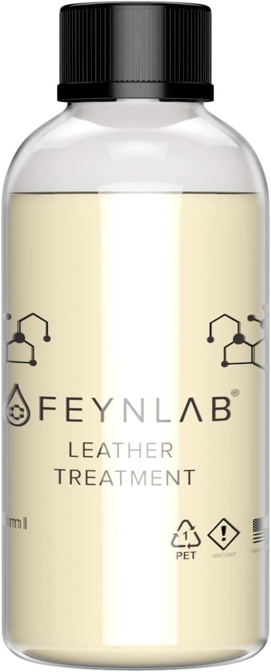 FEYNLAB Leather Treatment- Natural Conditioner, Extremely Hydrating, Non Greasy, and Safe on All Leather Interior Types, 120ml
