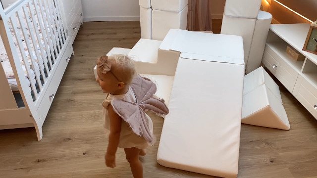 Set 4 Blocchi Di Schiuma Per Bambini - Scivolo Morbido E Sicuro Per Asili E Sale Giochi - Foto 5