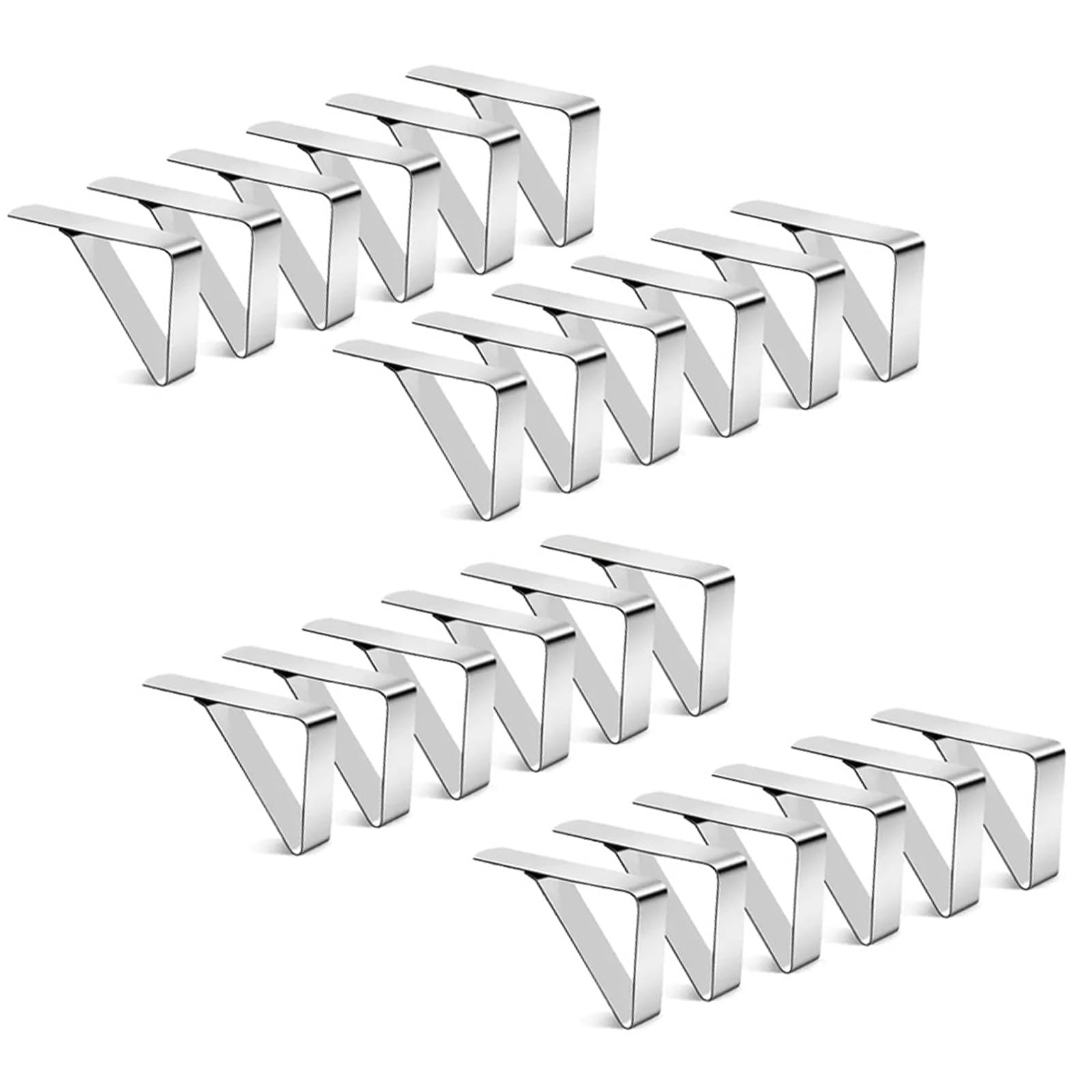 Rgybao Multicolor 24Pack Rustless Steel Tablecloth Fasteners Nonslip Grip Outdoor Picnics Table Anchors For Wedding Parties Event Quickly Release Table Fabric Clamps