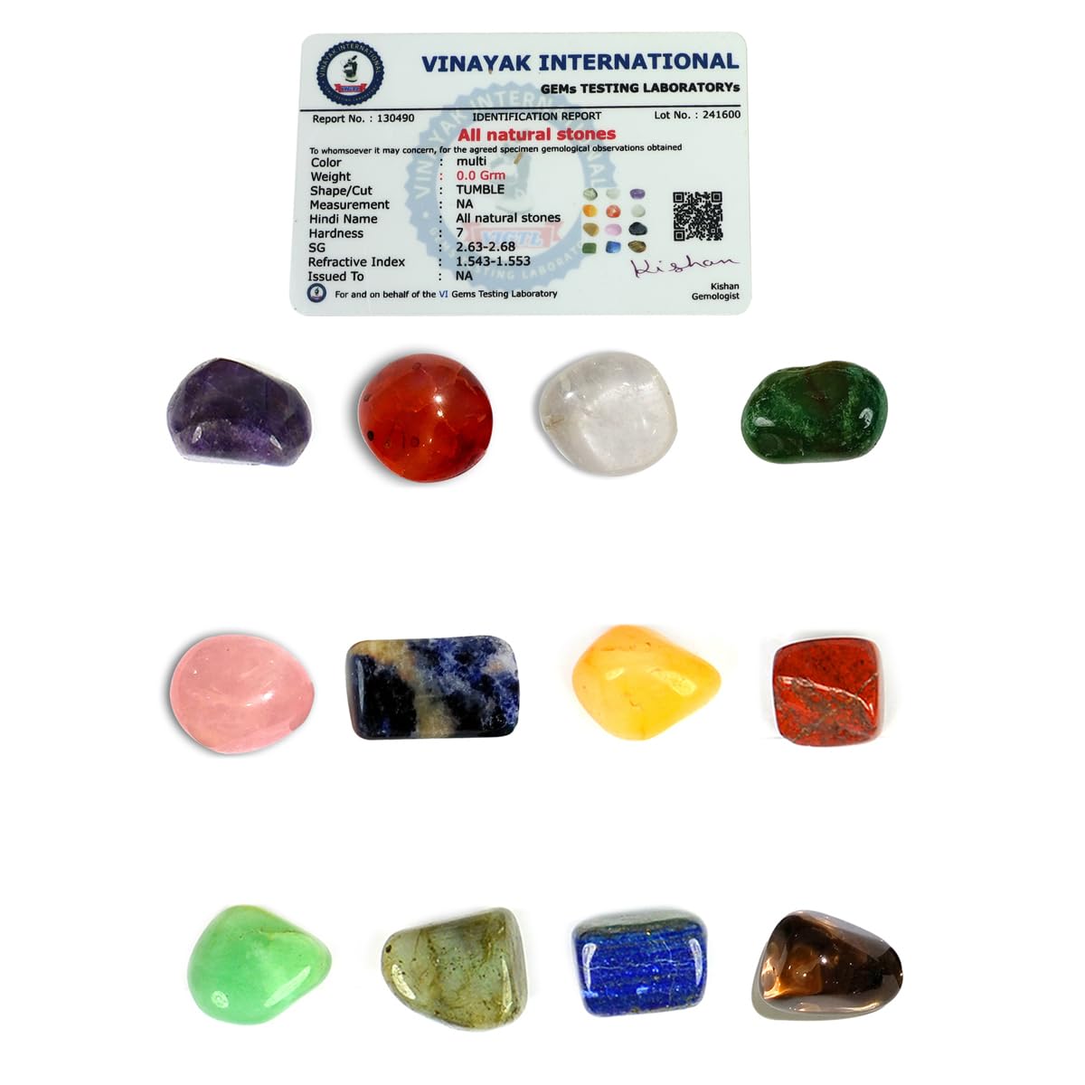Crystal Tumble Stone Kits - Meditation & Reiki -6 Crystal Tumble Stone Kits - Meditation & Reiki -6