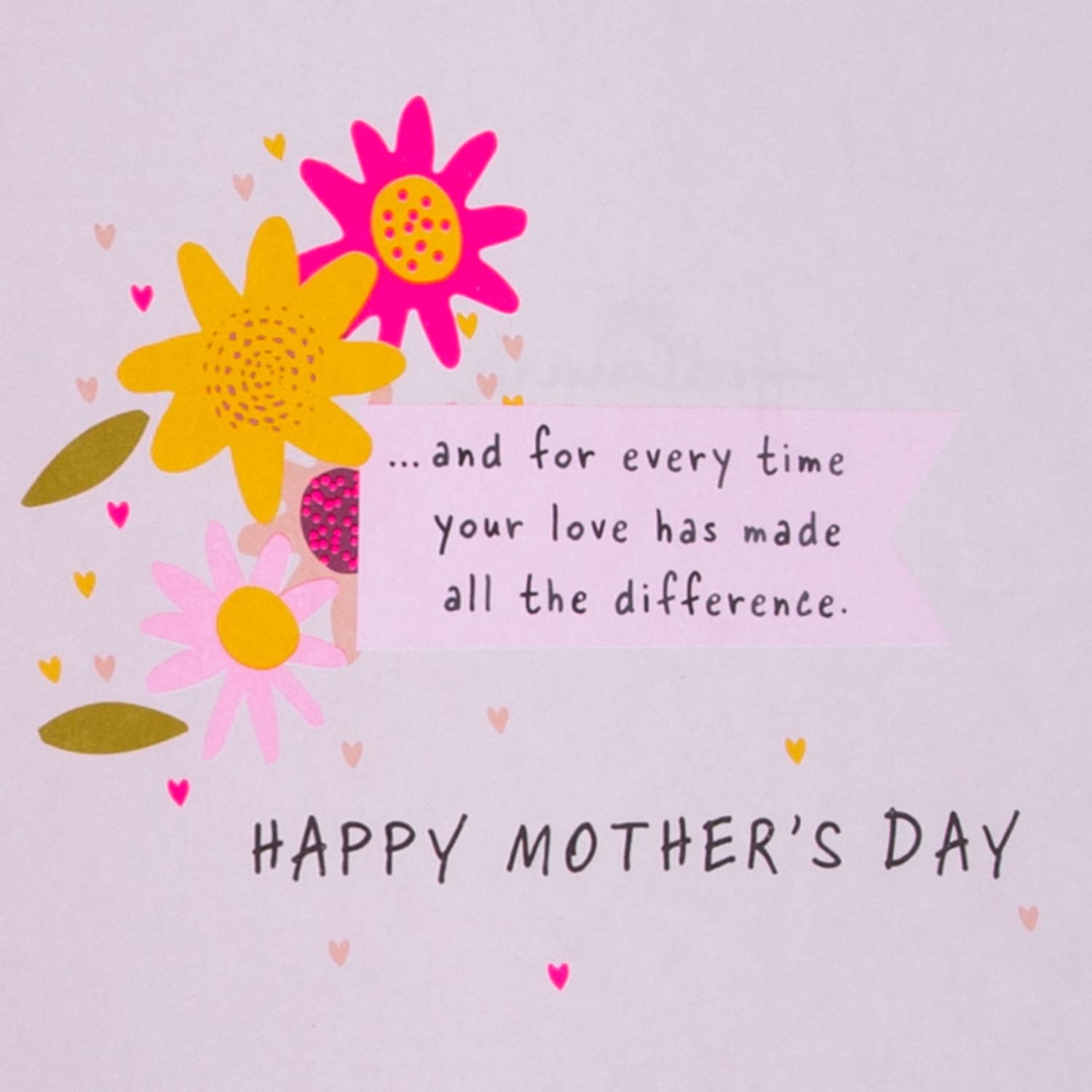 Hallmark Mother's Day Card - Colourful Floral Bouquet Design White 25563069