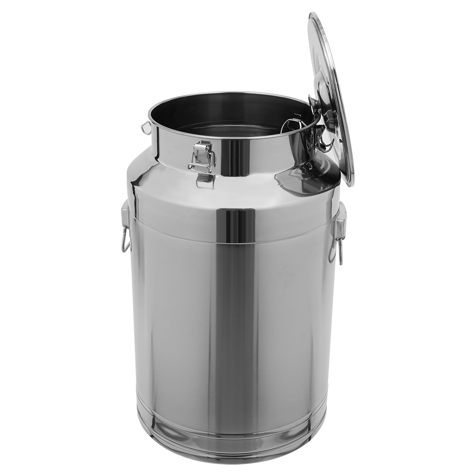 Recipiente térmico XXL, 76 L, recipiente térmico para alimentos, grande, de acero inoxidable 304, con tapa, cubo sellado para guardar leche, zumos de frutas y aceite comestible, 40 x 64 cm