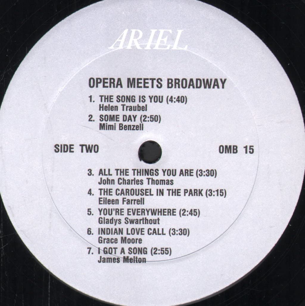 Opera Meets Broadway