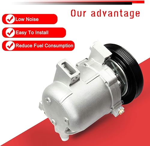 Miniatura 4 de cciyu Compresor de aire acondicionado para N-issan Sentra 2000-2006 reemplaza al compresor de CA para automóvil