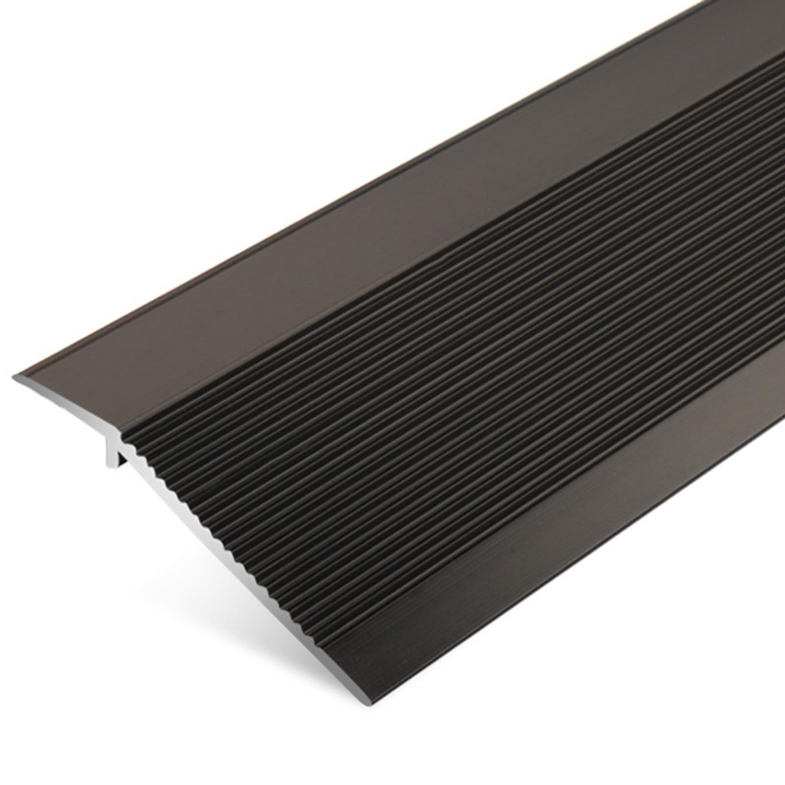 Barre de Seuil Bande De Transition pour Sols Irréguliers, De La Moquette Au Stratifié, du Bois Au Carrelage, De La Moquette Au Carrelage, Extra Large Réducteur De Seuil Bas(2.9ft/90cm)