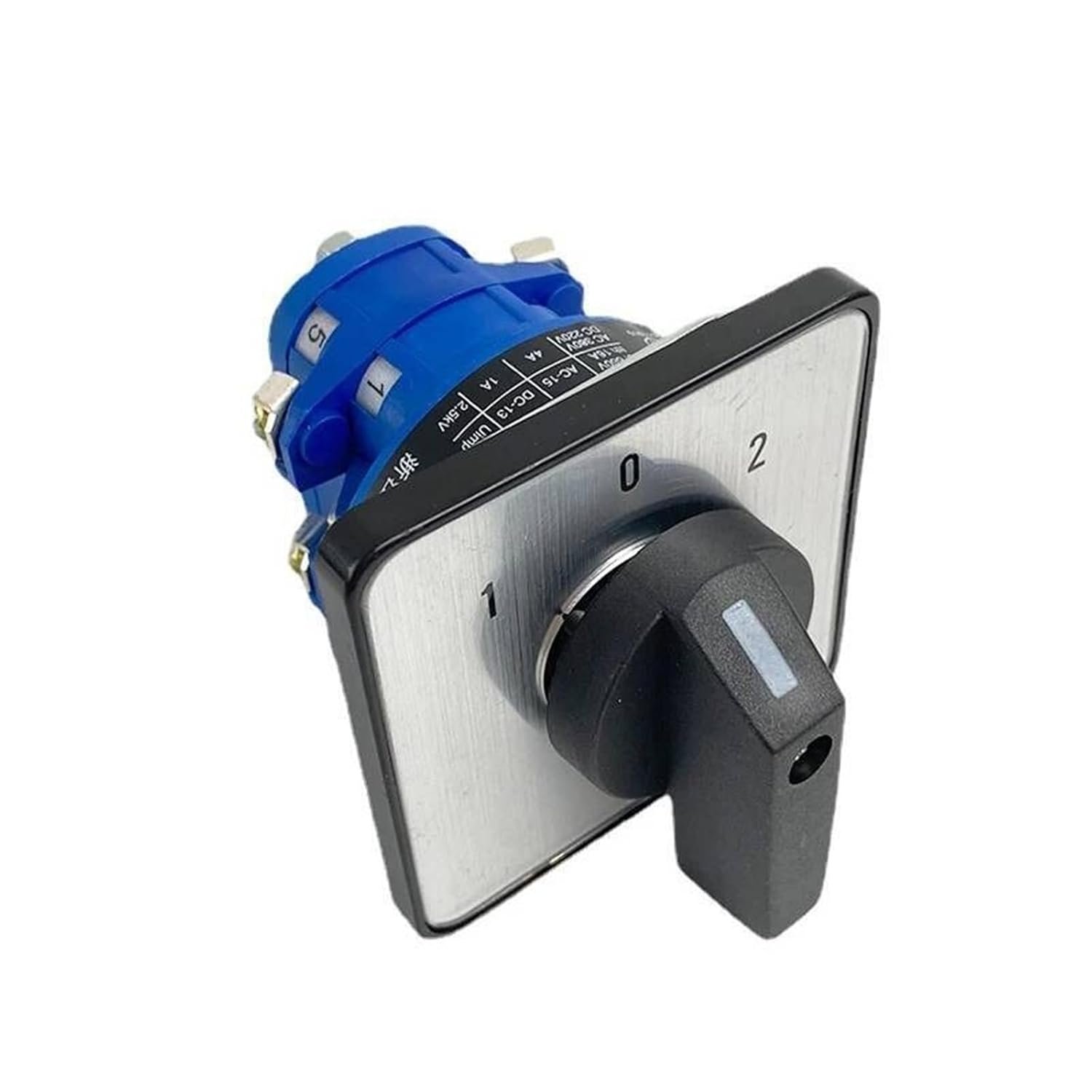 Rotary Cam Switch 16A 690V 3 Position 1-8 Poles Control Dual Power Changeover Interruptor Silver Contact LW39A-16 1Pcs(2P)