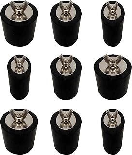 9 Pcs Pool Winterizing Plug, Rubber Swimming Pool Winter Expansion Plugs Pool Return Line Plugs Pool Plugs Skimmer Plugs for Pool Kitchen Bathroom Sink (0.98 Inch 1.5 Inch 2.01 Inch)