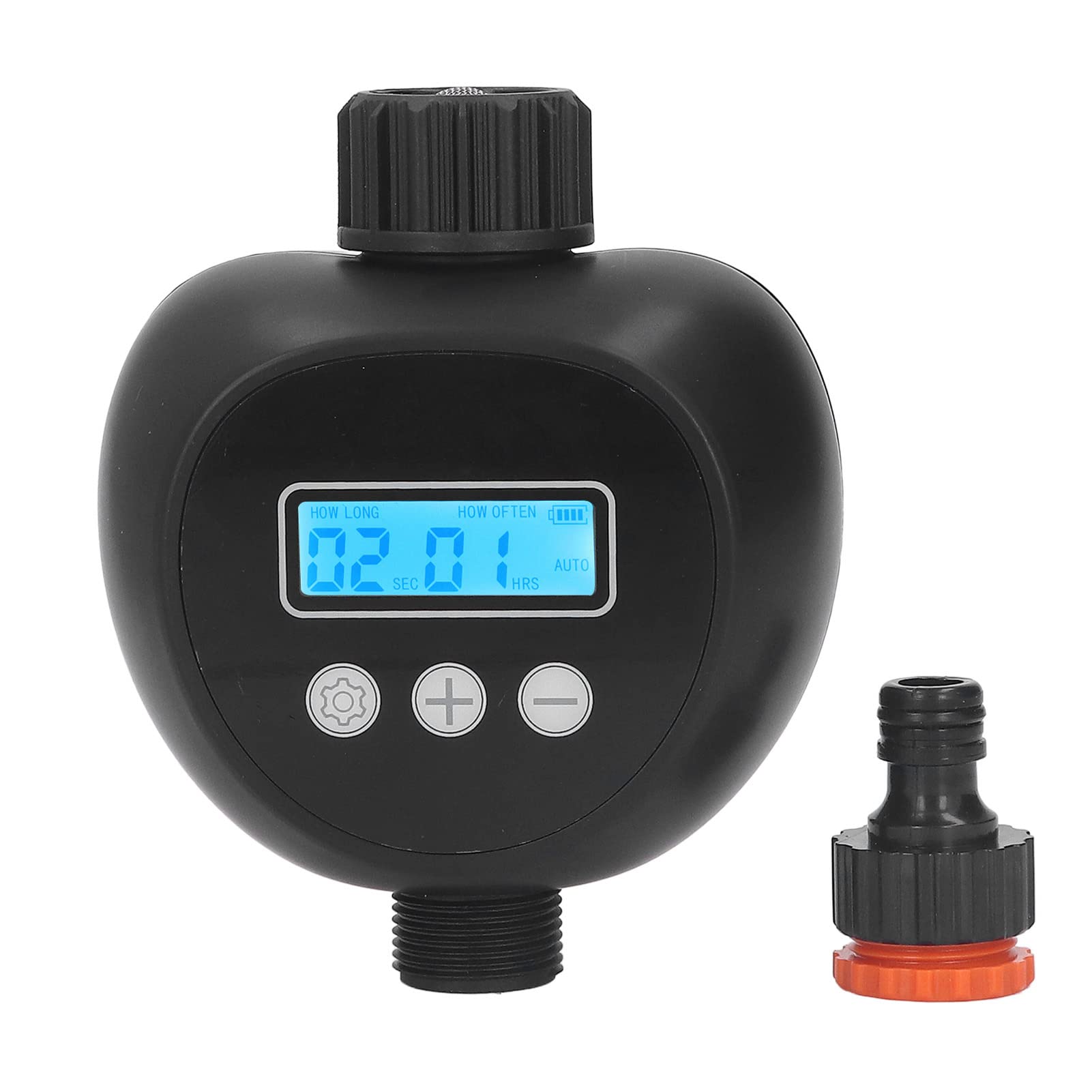 Fdit Timer Automatico per Irrigazione G3/4 con Schermo LCD e Ingresso Orientabile for Giardino, Prato, Balcone