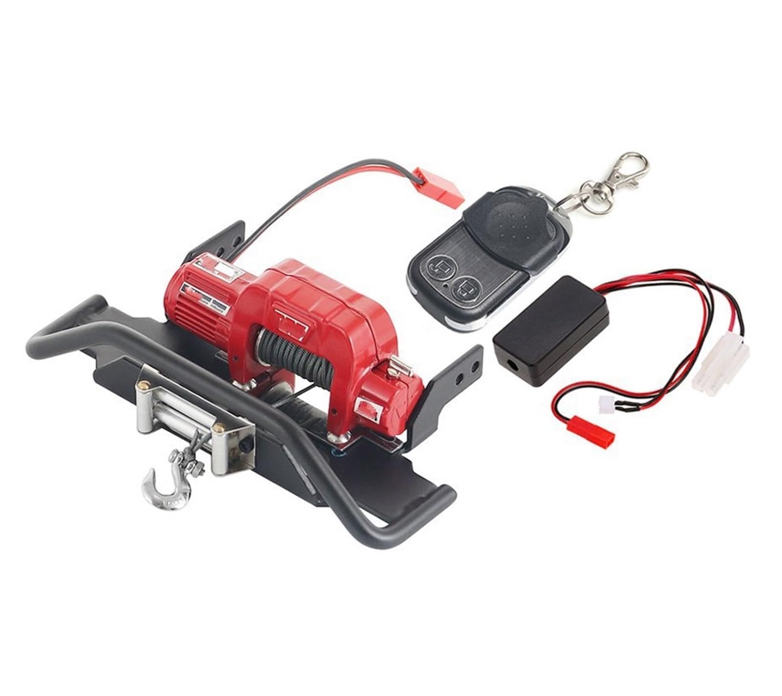 RC Ersatzteile Für Traxxas Für TRX-4 G500 4x4 Für TRX-6 G63 6x6 1:10 Metall Front Stoßstange Winde Basis Schrauben Set RC Crawler Upgrade Auto Teile Modifikation Zubehör(Set)