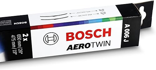 Vista 141 de BOSCH 3397007586 AeroTwin - Juego de 2 limpiaparabrisas de repuesto para lado del conductor y del pasajero, juego de 2 (27 y 20 pulgadas), bloqueo