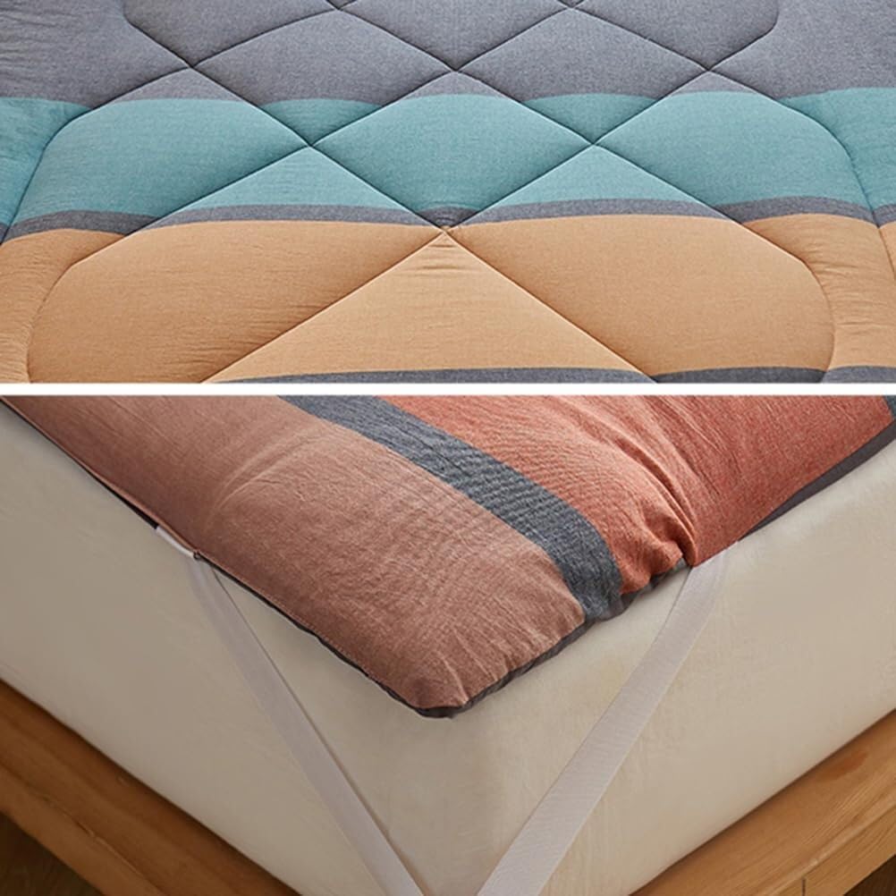 Materasso pieghevole giapponese portatile – Materasso a molle arrotolabile ispessito da campeggio per comfort e traspirabilità – ideale per viaggi all'aperto e uso domestico