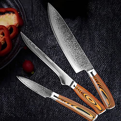 Set Cuchillos Cocina 3 Piezas Acero Aleación