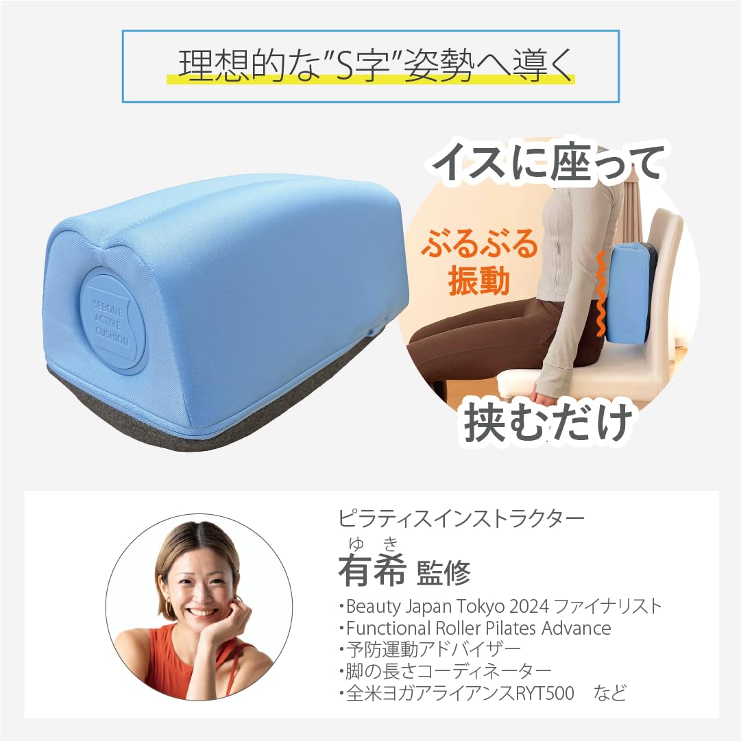 Amazon｜背骨アクティブクッション S字 振動 筋トレ トレーニング 体幹