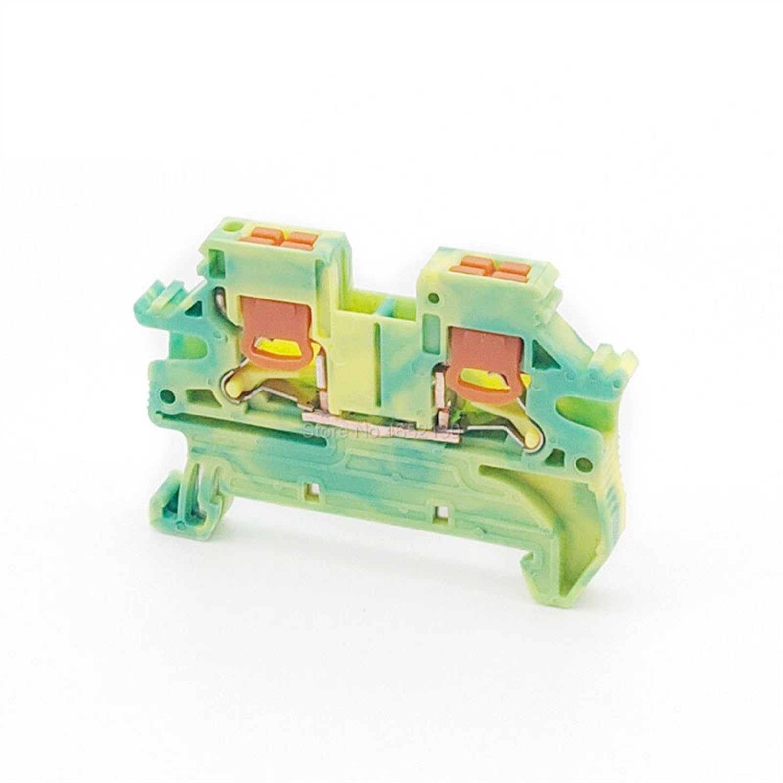 5 pièces PTV2.5-PE conducteur latéral connexion enfichable bornier modulaire de terre connecteur de fil électrique DIN Rail JPTV 2.5