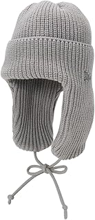 [ニューエラ] ニット帽トラッパー 保温 防寒 BASIC CUFF KNIT TRAPPER