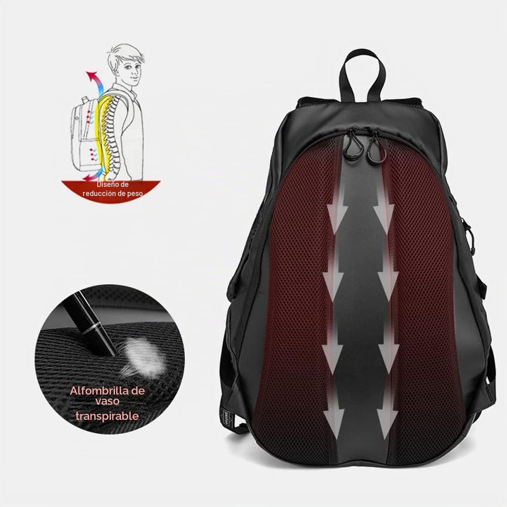 Shkalacar Mochila de Motocicleta Multifuncional, Gran Capacidad de Casco de Motocicleta Motocicleta Montar para Hombres Mujeres Mochila de Casco Impermeable